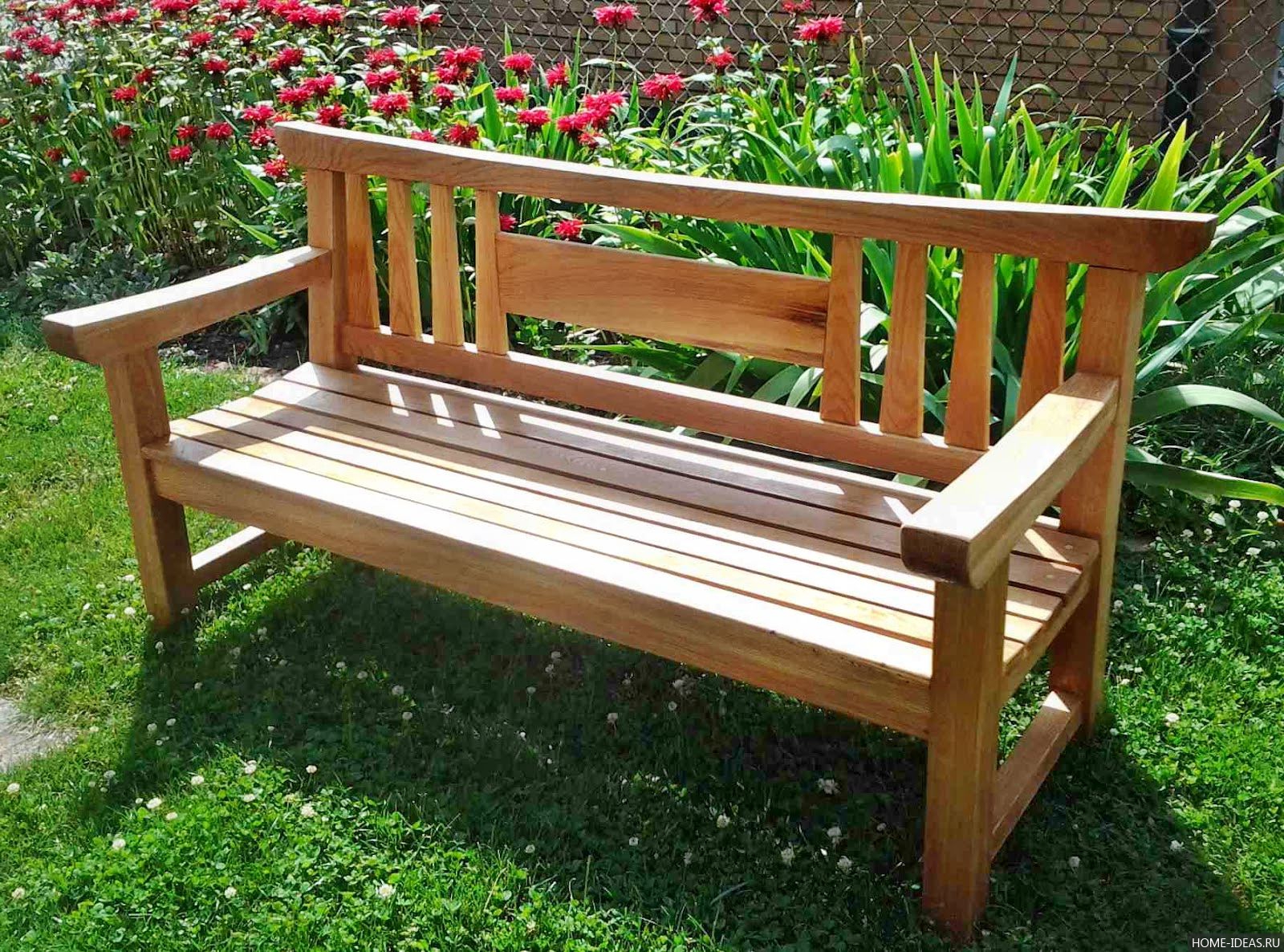 Садовая скамейка своими руками — советы, примеры, фото и видео
