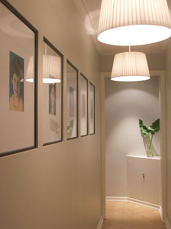 Дизайн стен в коридоре