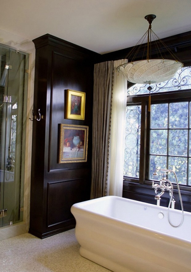 Элементы классики в интерьере ванной — как признак роскоши