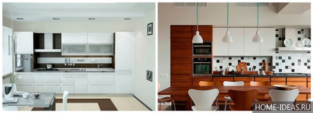 Дизайн интерьера кухни 12 кв. метров: фото