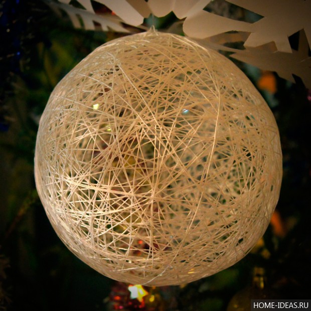 Новогодние елочные шары своими руками — 60+ пошаговых мастер классов и идей