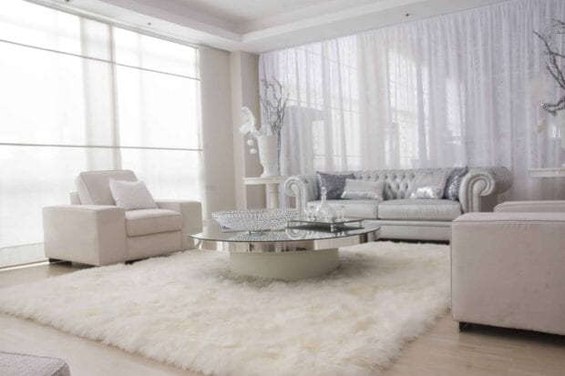 белая мебель для гостиной