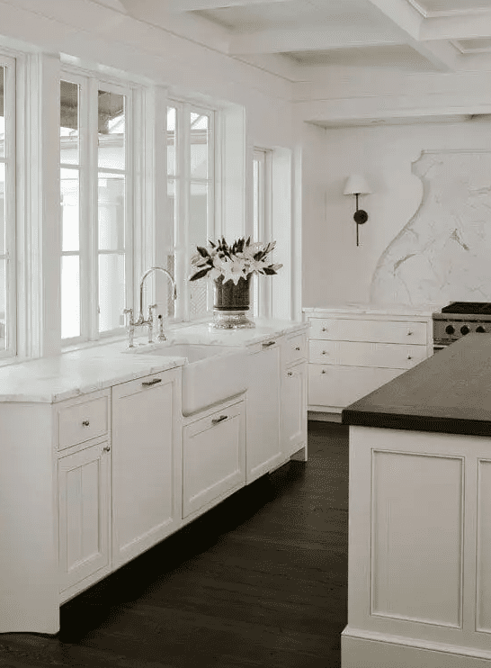 Белые кухни в современном стиле