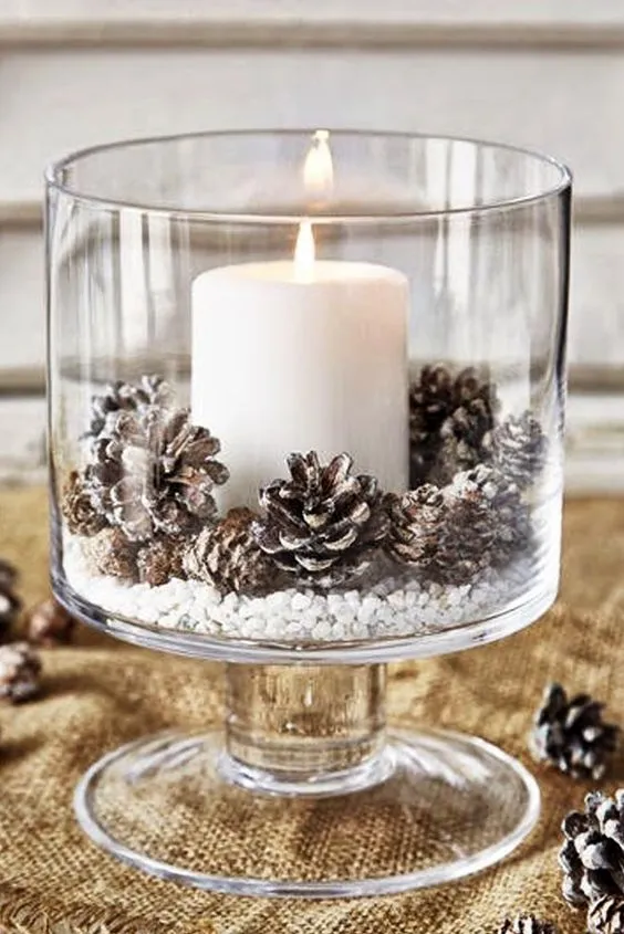 Декоративные свечи из бумаги