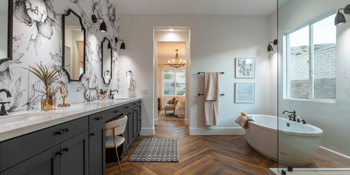 Бирюзовая ванная комната – варианты дизайна, цветовой гаммы и отделки