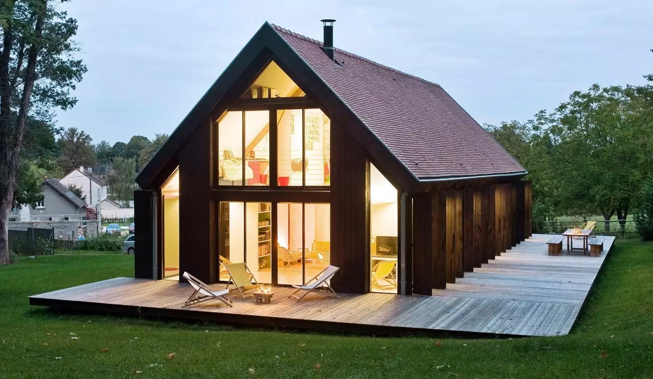 Дизайн загородного дома в скандинавском стиле
